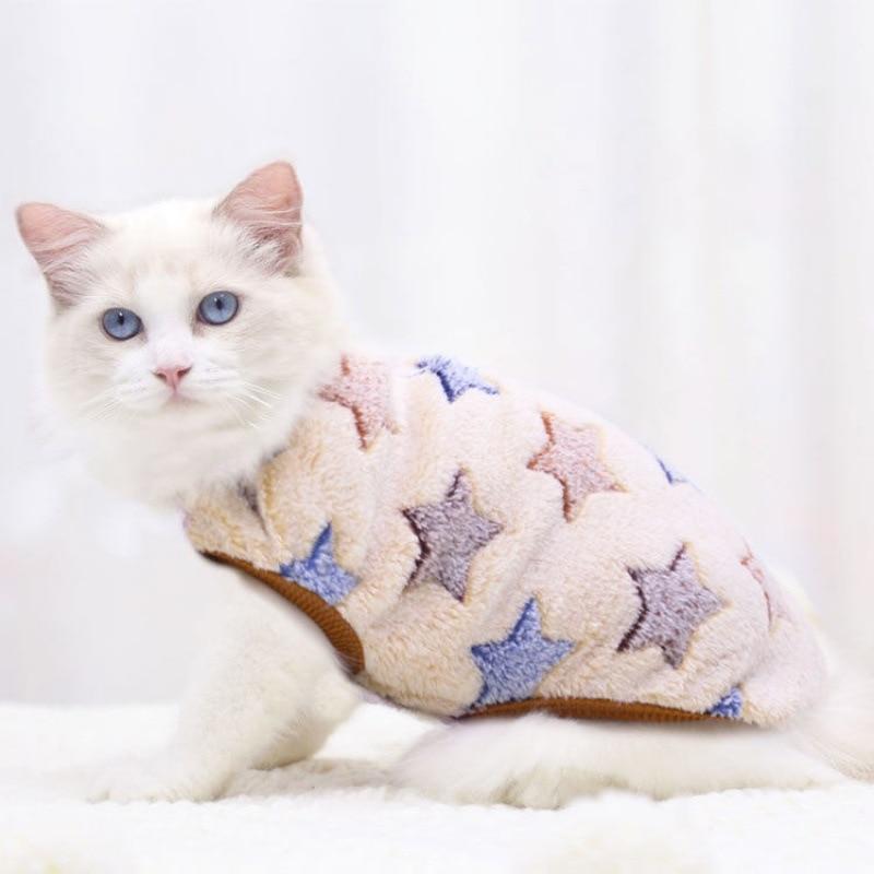 17styles Cat Clothes Winter Warm Pet Dog Jacket Coat Puppy Clothing Hoodies for Small Medium Cats Kitten Clothes  Pets Clothes