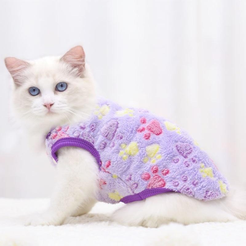 17styles Cat Clothes Winter Warm Pet Dog Jacket Coat Puppy Clothing Hoodies for Small Medium Cats Kitten Clothes  Pets Clothes