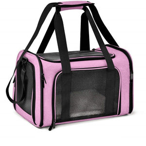 Cat Carrier Bags Small Dog Cat Backpack Window Mesh Pet Transporter Carrying Bag Airline Approved Soft Sided Backpack For Cats