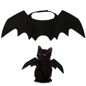 Cute Halloween Cat Dog Costume Small Pet Cat Bat Wings  Fancy Dress Up Halloween Cat Accessories 2019 Halloween Decorations