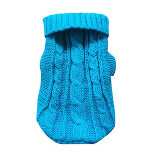 Dog Winter Clothes Knitted Pet Clothes For Small Medium Dogs Chihuahua Puppy Pet Sweater Yorkshire Pure Dog Sweater Ropa Perro