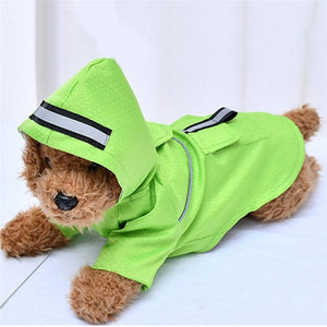 Dog clothes winter waterproof in Dog Coats Jackets Puppy Rainwear Raincoat solid Pet Hooded for small medium large pet dogs @5