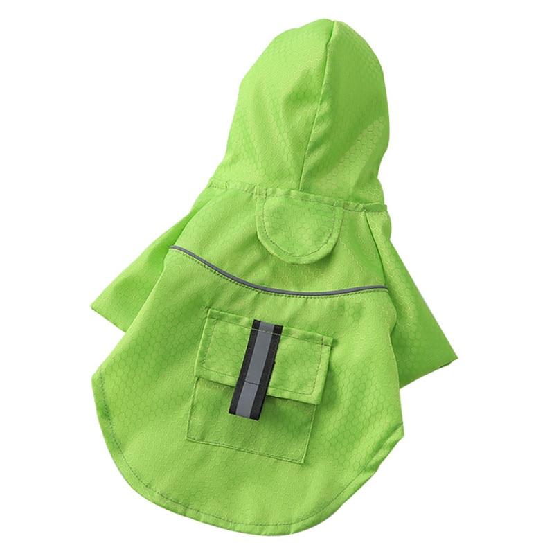 Dog clothes winter waterproof in Dog Coats Jackets Puppy Rainwear Raincoat solid Pet Hooded for small medium large pet dogs @5