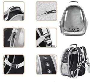 Expandable Cat Carrier Backpack Portable Pet Puppy Traveling Outdoor Backpack  Transporter Conveyor Cats Bag Pet Supplie