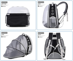 Expandable Cat Carrier Backpack Portable Pet Puppy Traveling Outdoor Backpack  Transporter Conveyor Cats Bag Pet Supplie