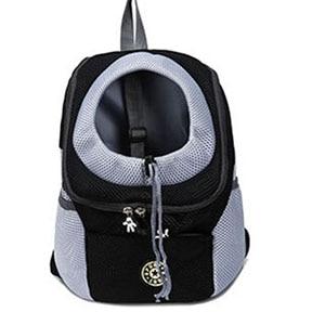 New Out Double Shoulder Portable Travel Backpack Outdoor Pet Dog Carrier Bag Pet Dog Front Bag Mesh Backpack Head