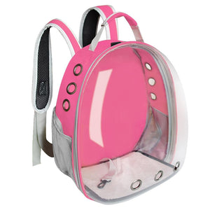 Portable Dog Cat Carrier Bag Breathable Space Capsule Astronaut Travel Bag Transparent Outdoor Small Cat Carrier Pet Backpack