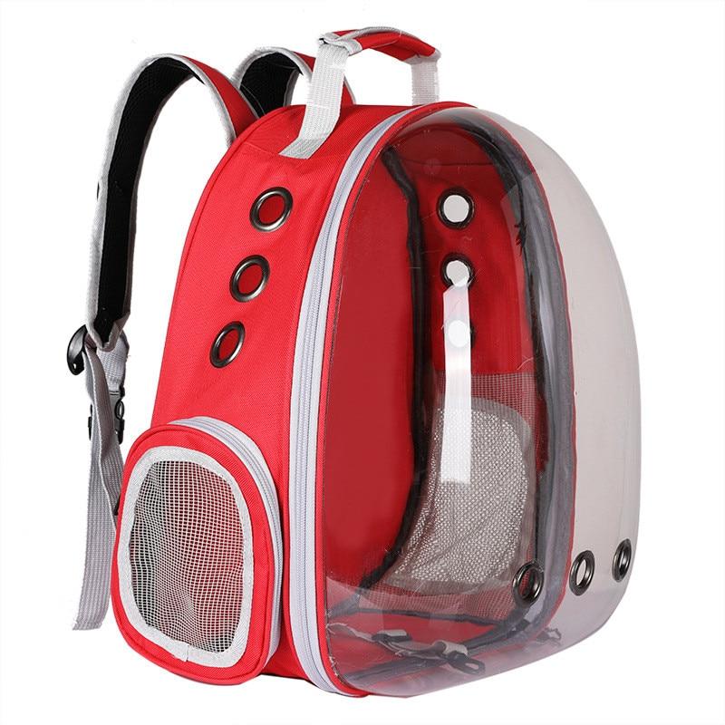 Portable Pet Carrier Bag Breathable Cat Bag Outdoor Travel Backpack for Cat and Dog Transparent Space Pet Backpack Bag for Cat