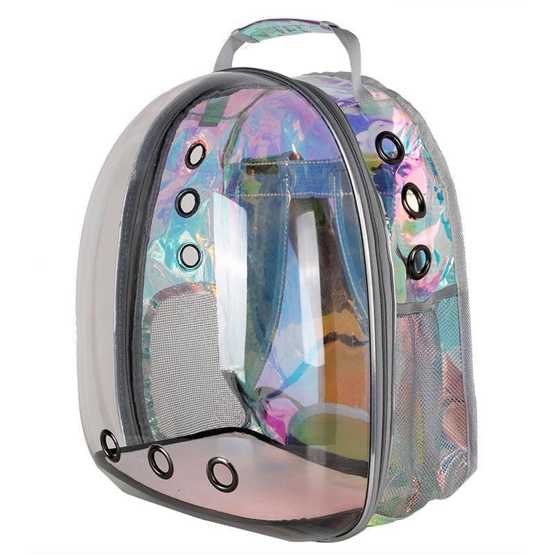 Portable Pet Carrier Bag Breathable Cat Bag Outdoor Travel Backpack for Cat and Dog Transparent Space Pet Backpack Bag for Cat