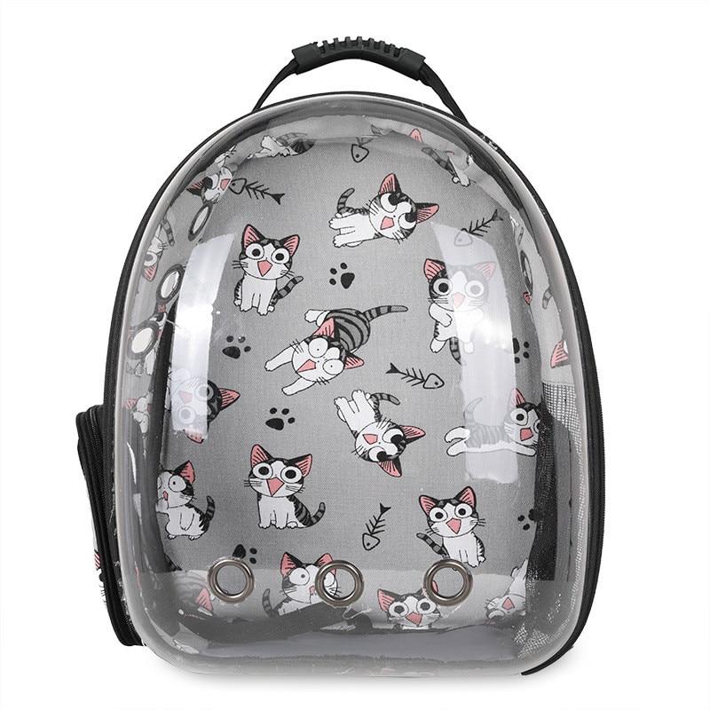 Portable Pet Carrier Bag Breathable Cat Bag Outdoor Travel Backpack for Cat and Dog Transparent Space Pet Backpack Bag for Cat