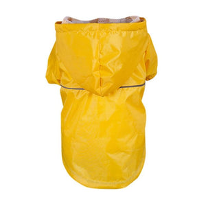 Puppy Pet Rain Jacket Pet Reflective Raincoat Summer Outdoor Waterproof Coats PU for Dogs Cats Clothing Wholesale S-XXL