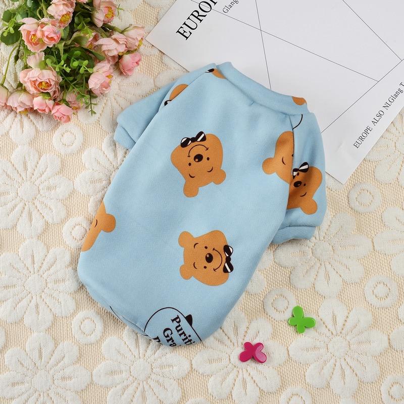 Rabbit Print Pet Cat Costume for Cats Soft Kedi Katten Sweatshirt Hoodie Spring Summer Cat Clothes Suit mascotas ropa para gato