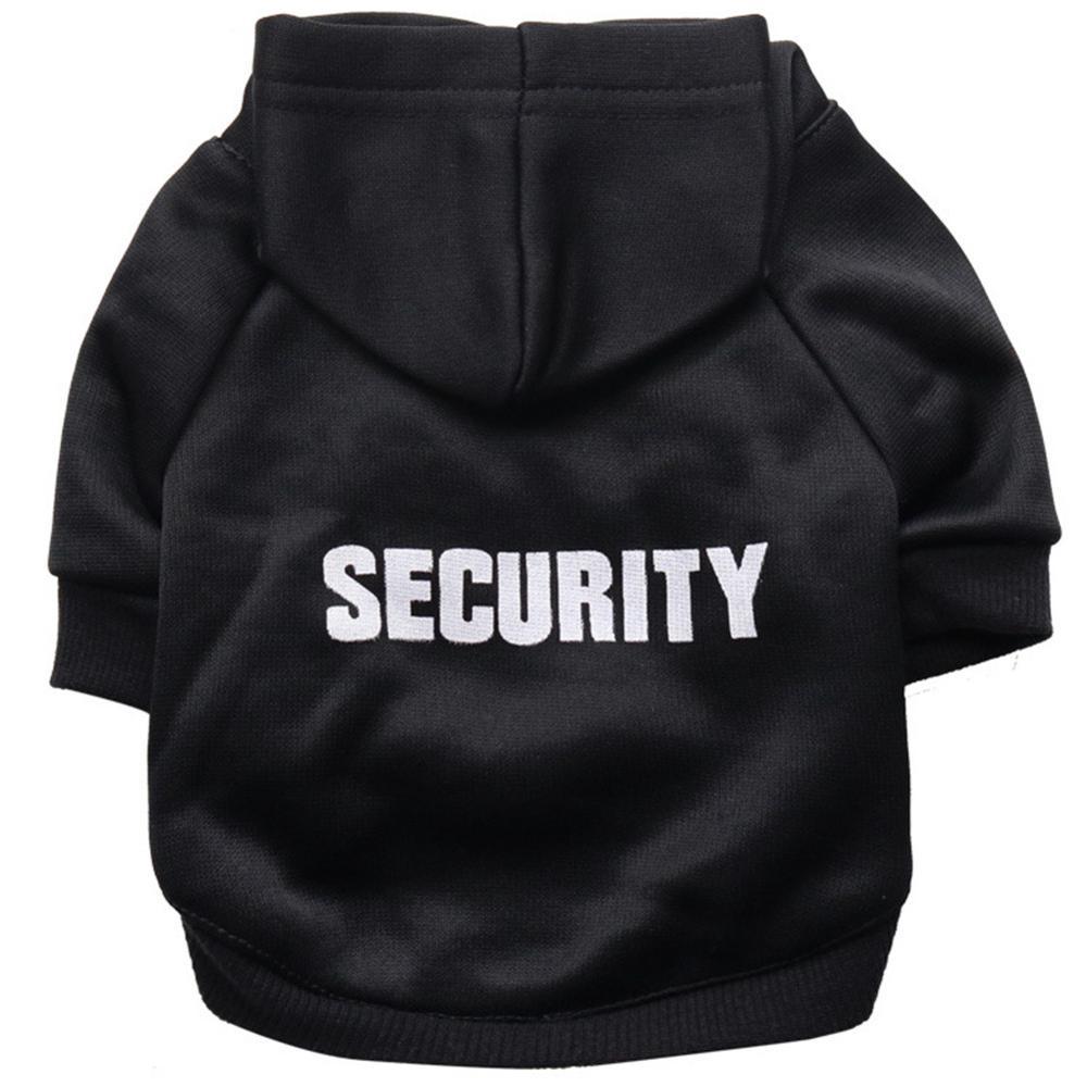 Security Cat Clothes Pet Cat Coats Jacket Hoodies For Cats Outfit Warm Pet Clothing Rabbit Animals Pet Costume for Pet Dogs