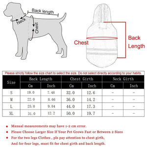 Summer Outdoor Puppy Pet Rain Coat S-XL Hoody Waterproof Jackets PU Raincoat for Dogs Cats Apparel Clothes Wholesale #F#40JE14