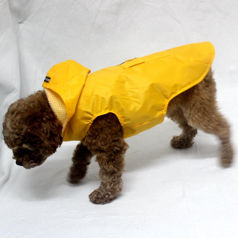 TOMEPETS Dog Raincoat Waterproof Hoodie Jacket Rain Poncho Pet Rainwear Clothes with Reflective Stripe for All Sizes Dogs bigdog