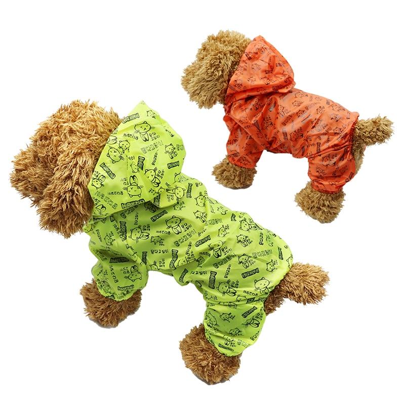 Waterproof Pet Dog Raincoat For Small Dog Summer Dog Clothing Pet Clothes Raining Dog Rain Coat Outdoor Costumes